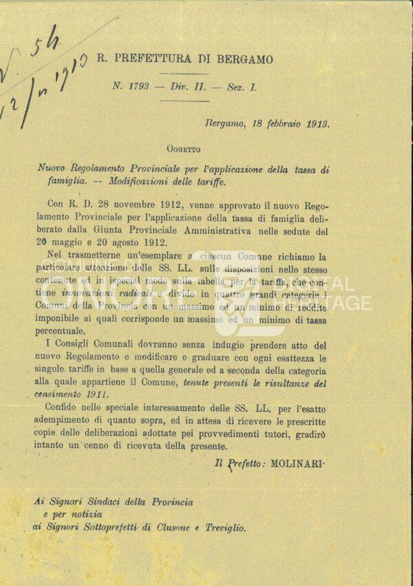 Tassa di famiglia 1913
